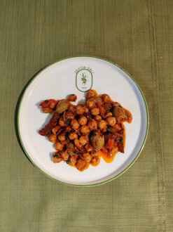 Zeytinli Nohutlu Meze görseli