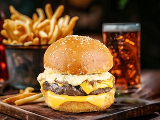 Only Cheese Burger Menü görseli