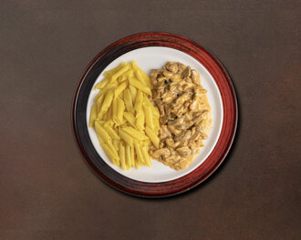 Kremalı Mantarlı Tavuk & Penne Makarna görseli