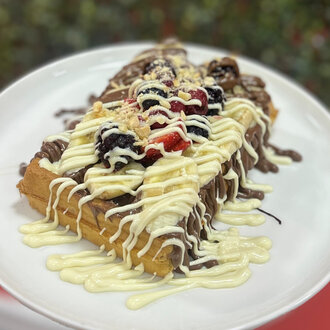 Chocoberry Bliss Waffle (Büyük Hamur) görseli