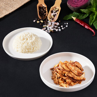 Tavuk Döner Ve Tereyağlı Pirinç Pilavı görseli