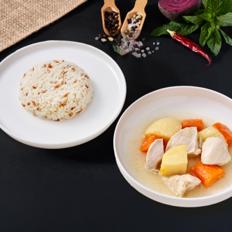 Tavuk Yahni Ve Tereyağlı Pirinç Pilavı görseli