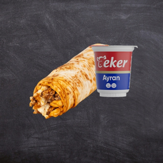 Classic Katık Döner Dürüm (75 Gr.) + İçecek görseli