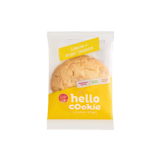 Hello Cookie – Limonlu & Beyaz Çikolatalı (40G) görseli