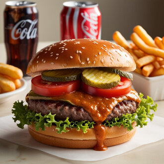 Hamburger Klasik Menü görseli