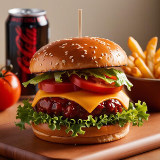 Sweet Chili Burger Menü görseli