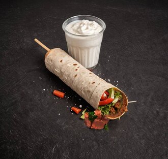 Mega Çiğ Köfte Dürüm (160 Gr.) görseli