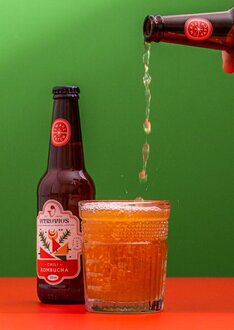 Vitruvius Kombucha Hibiscus (330 Ml) (Cam Şişe) görseli