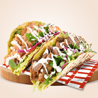 2'Li Taco Cheese Et Dönerli görseli