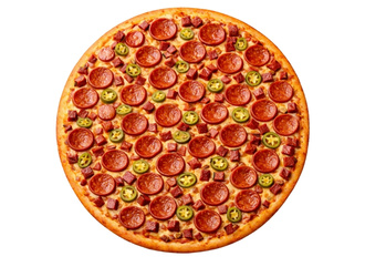 Acılı Amerikan Pizza (Büyük Boy) görseli