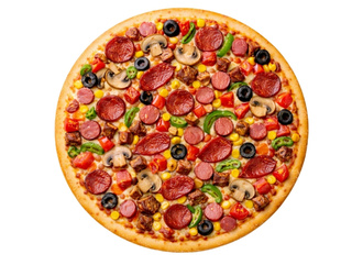 Bol Malzemeli Pizza (Büyük Boy) görseli