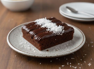 Bulut Tatlısı Bitter Çikolata Soslu (1 Kg.) görseli