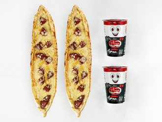2'Li Sucuklu Kaşarlı Pide Menü görseli