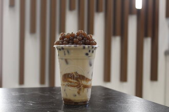 Cream Blue Bubble Tea görseli