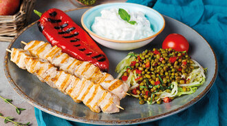 Fit Maş Fasulyeli Tavuk Şiş / Fıt Chicken Shish With Mung Beans görseli