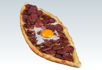 Sucuklu Pide (Açık) görseli