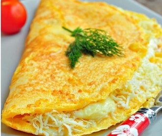 Kaşarlı Omlet görseli