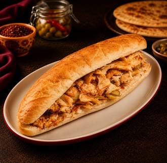 Tam Ekmek Arası Tavuk Döner görseli