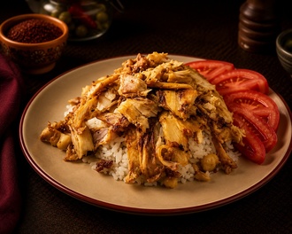 Pilav Üstü Tavuk Döner görseli