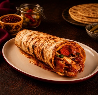 Çift Lavaş Tavuk Döner Dürüm görseli