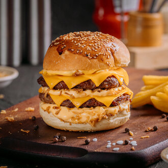 Double Cheese Burger görseli