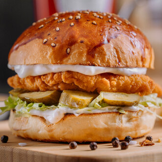 Çıtır Tavuk Burger görseli
