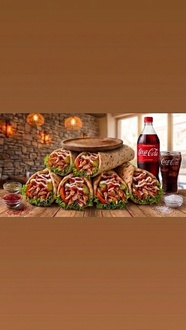 Maç Menü 6'Lı Bomba Dürüm + Cola (2.5 Lt.) görseli