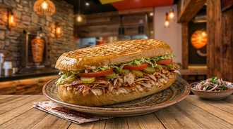 Yarım Ekmek Arası Tavuk Döner Dürüm görseli