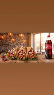 3'Lü Bomba Dürüm + Cola (1 Lt.) görseli