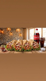 4'Lü Bomba Dürüm + Cola (1 Lt.) görseli