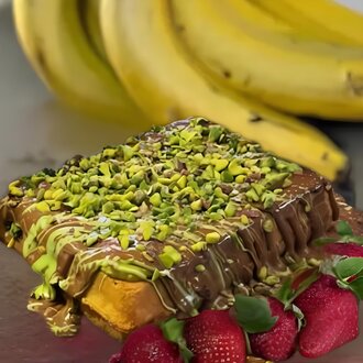 Dubai Çikolatalı Waffle görseli