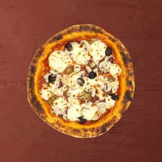 Sucuklu Acılı Pizza görseli