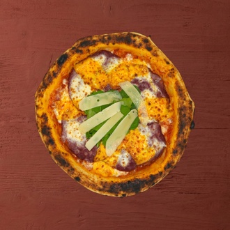 Füme Kaburga Cheddar Pizza görseli