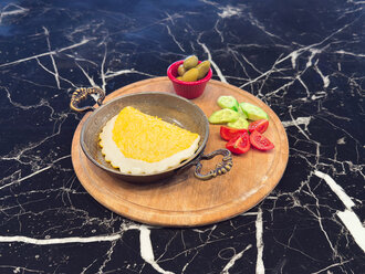 Kaşarlı Omlet görseli