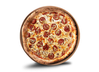 Pepperoni & Mantar Pizza (Jumbo Xxl) görseli