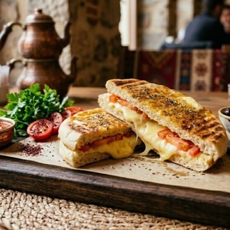 Kaşarlı Antakya Bazlama Tost görseli