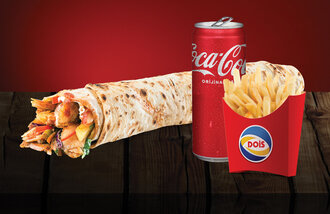 Dois Mega Tavuk Klasik Menü(110g) görseli