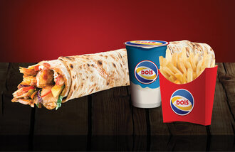 Dois Mega Tavuk Ekonomik Menü(110g) görseli