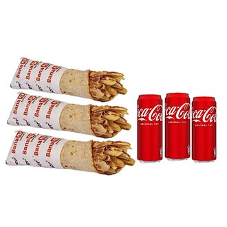 3’Lü Tavuk + 3 Coca Cola görseli