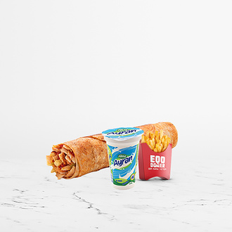 Tavuk Döner Dürüm (Medium) Menü görseli