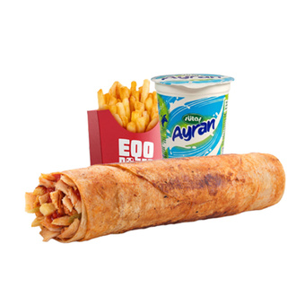 Tavuk Döner Dürüm (Medium) Menü görseli