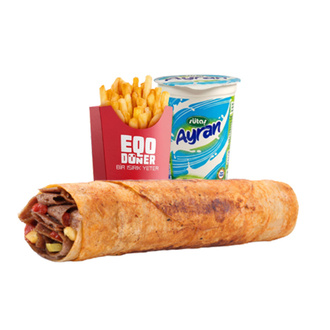 Et Döner Dürüm (Medium) Menü görseli