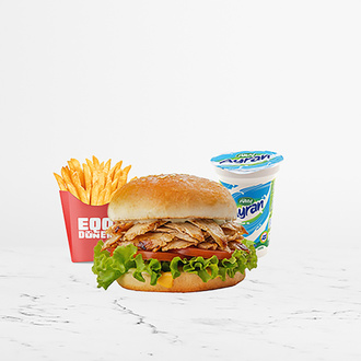 Tavuk Döner Burger Menü görseli