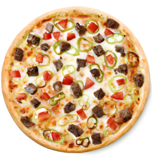 Kavurmalı Pizza (Orta Boy) görseli