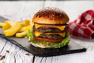 Double Gurme Burger görseli