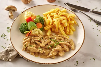 Tavuk Stroganoff görseli