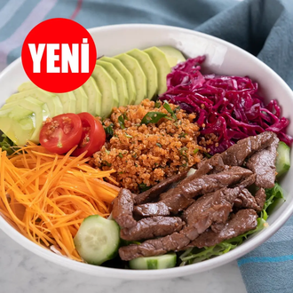 Kinoa Kısır & Biftekli One Bowl görseli