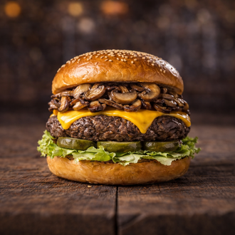 Mantar Burger görseli