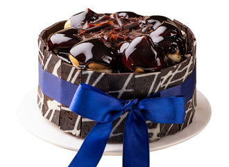 Çikolata Profiterollü Pasta (No1) görseli