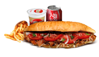 Yarım Ekmek Arası Tavuk Döner Menü görseli